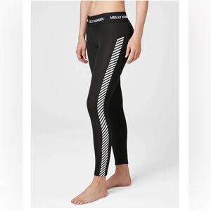 Helly Hansen Striped Black Leggings